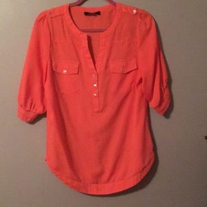 Coral Blouse